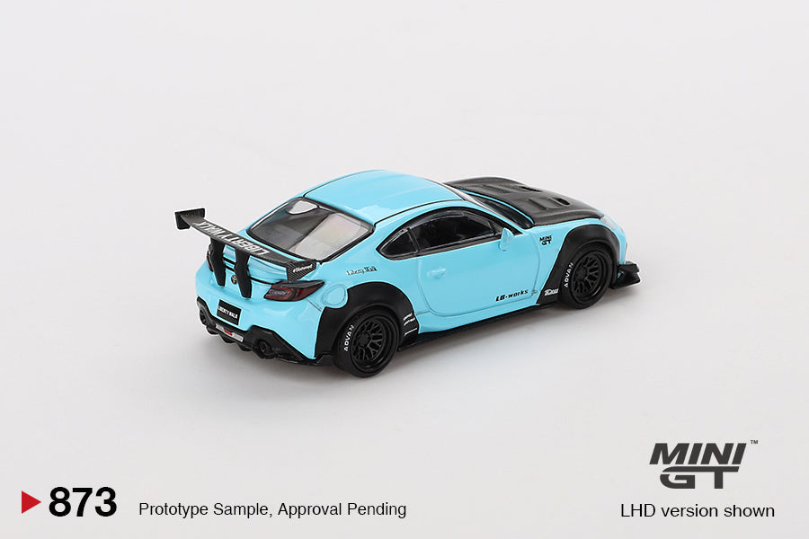 Mini GT - Toyota GR86 LB★Nation Baby Blue LDH - Scale 1/64 MGT00873-L