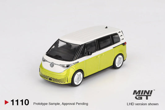 [PRE-ORDER] Mini Gt - Volkswagen ID.Buzz Candy White / Pomelo Yellow - Scale 1/64 MGT01110-L