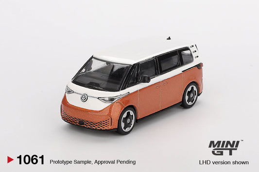[PRE-ORDER] Mini Gt - Volkswagen ID.Buzz Candy White Energetic Orange 2024 - Scale 1/64 MGT01061-L