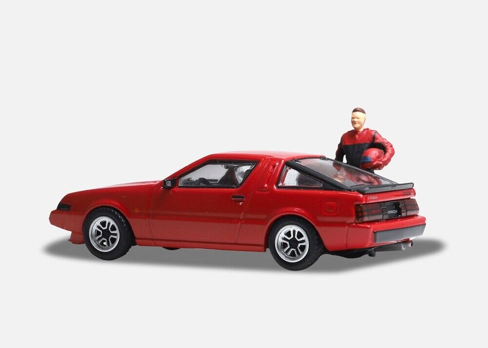 Pop Race - Mitsubishi Stallion Red and Driver Figure - Scala 1/64  PR64-STAR-RED