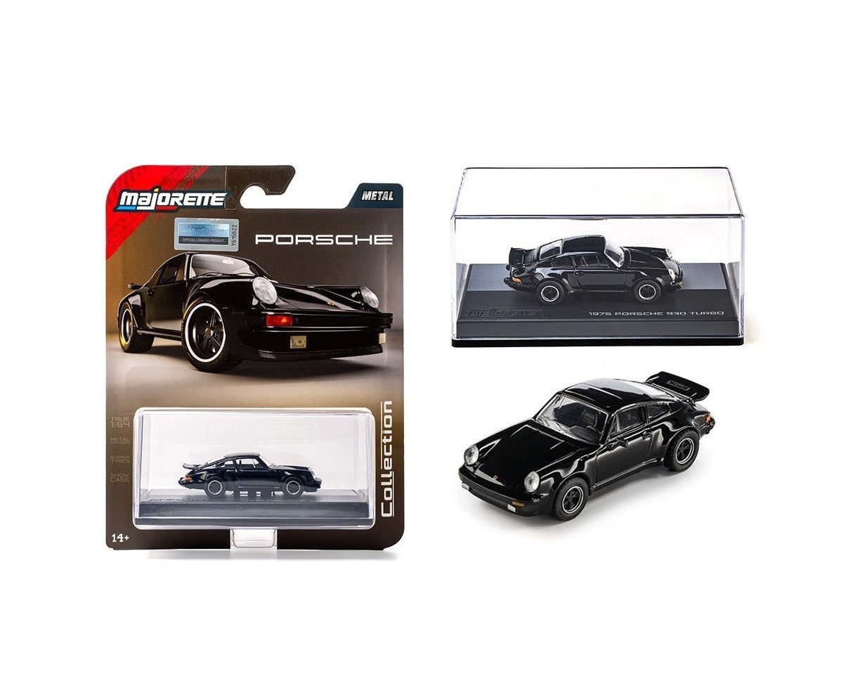 Majorette - 1975 Porsche 930 Turbo Black Series Collection - 1/64 Scale