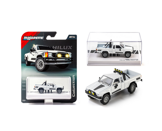 Majorette - 1985 Toyota Hilux SR5 Pickup White Series Collection - Scala 1/64