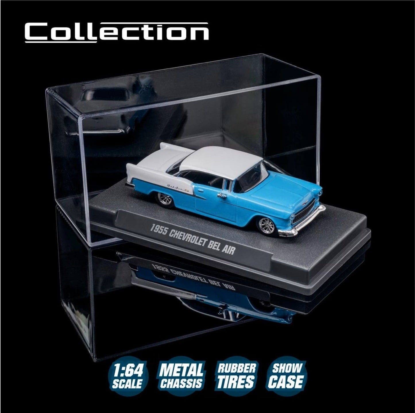 Majorette - 1955 Chevrolet Bel Air Series Collection - Scale 1/64