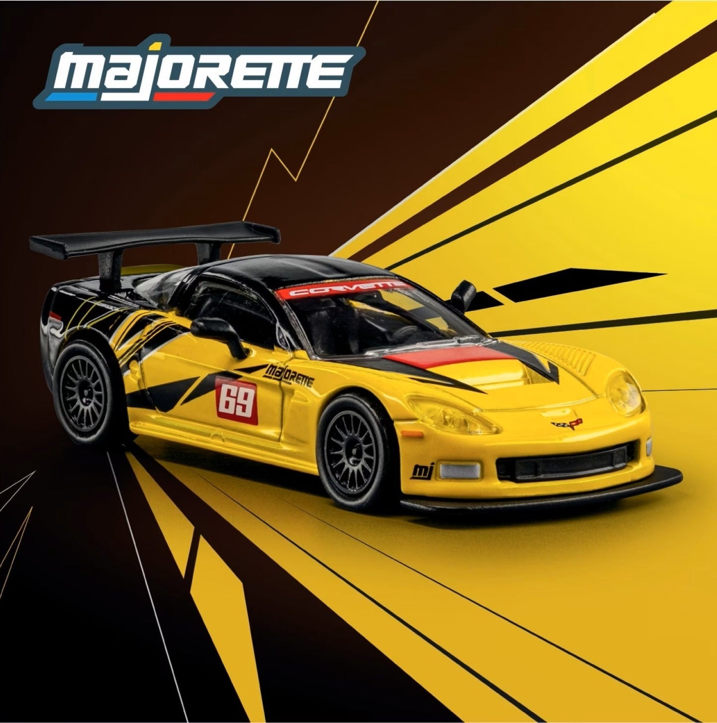 Majorette - 2005 Chevrolet Corvette C6 R Series Collection - Scale 1/64