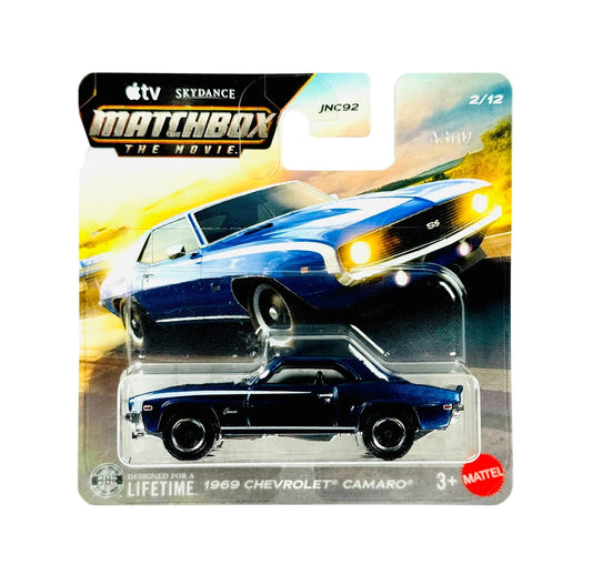 Matchbox - Chevrolet Camaro bleue 1969 - Le film - Échelle 1/64 environ