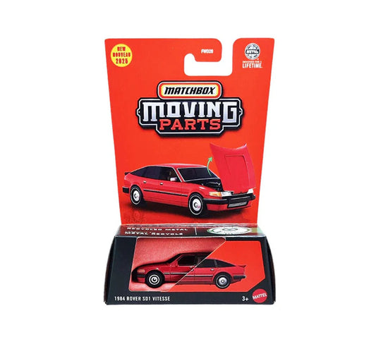 Matchbox - 1984 Rover SD1 Vitesse Red - Moving Parts - Scala 1/64