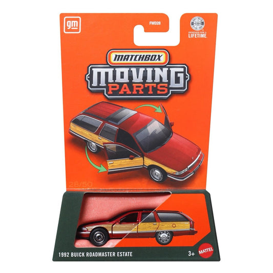 Matchbox - Buick Roadmaster Estate 1992 - Pièces mobiles - Échelle 1/64