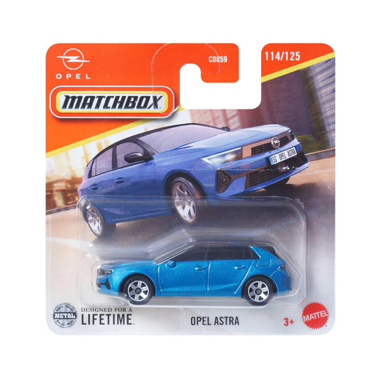 Matchbox - Opel Astra Blue #114 - Scale 1/64 Approx