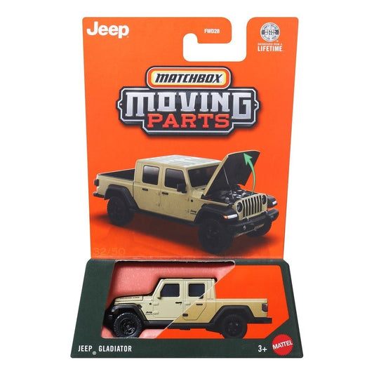 Matchbox - Jeep Gladiator - Pièces mobiles - Échelle 1/64