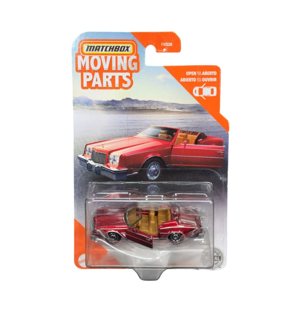 Match Box Ribble's Quick Matchbox - '83 Buick Riviera Convertible Red - Matchbox Moving Parts ...