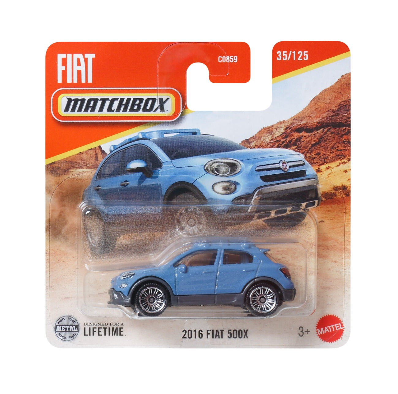 Matchbox - 2016 Fiat 500X #35 - Scale 1/64 Approx