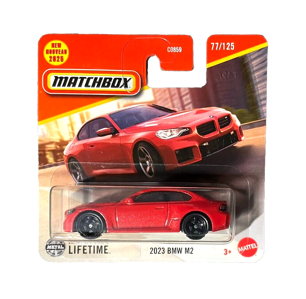 Matchbox - 2023 BMW M2 Red #77 - Scale 1/64 Approx. JBR10