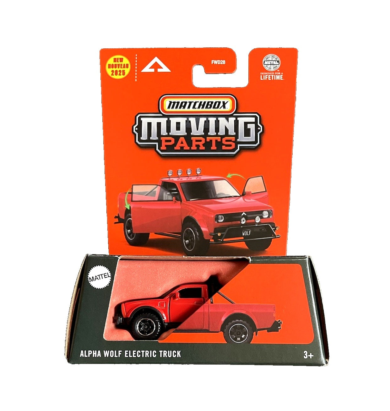Matchbox Moving Parts - Alpha Wolf Electric Truck - Scale 1/64 Approx