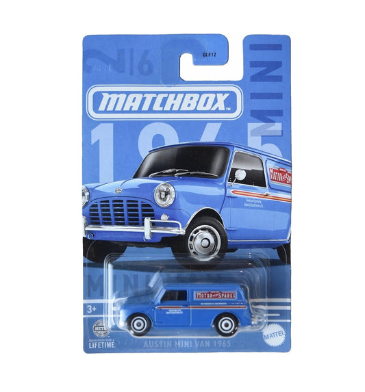 Matchbox - Austin MINI Van 1965 Blue 2/6 - Scale 1/64