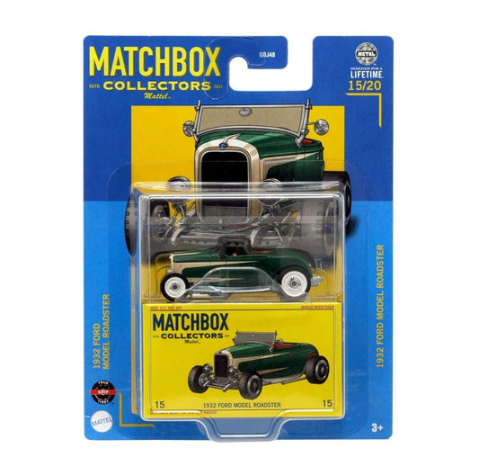 Matchbox Collectors - 1932 Ford model roadster 15/20 - Scale 1/64 Approx.