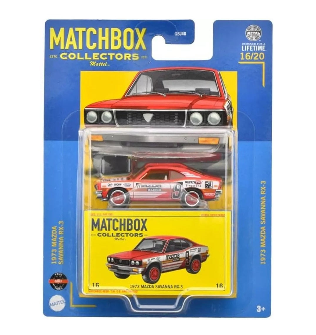 Matchbox Collectors - 1973 Mazda Savanna RX-3 16/20 - Scale Approximately 1/64