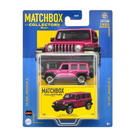 Matchbox Collectors - '18 Jeep Wrangler JL Purple 19/20 - Scale 1/64 Approximately