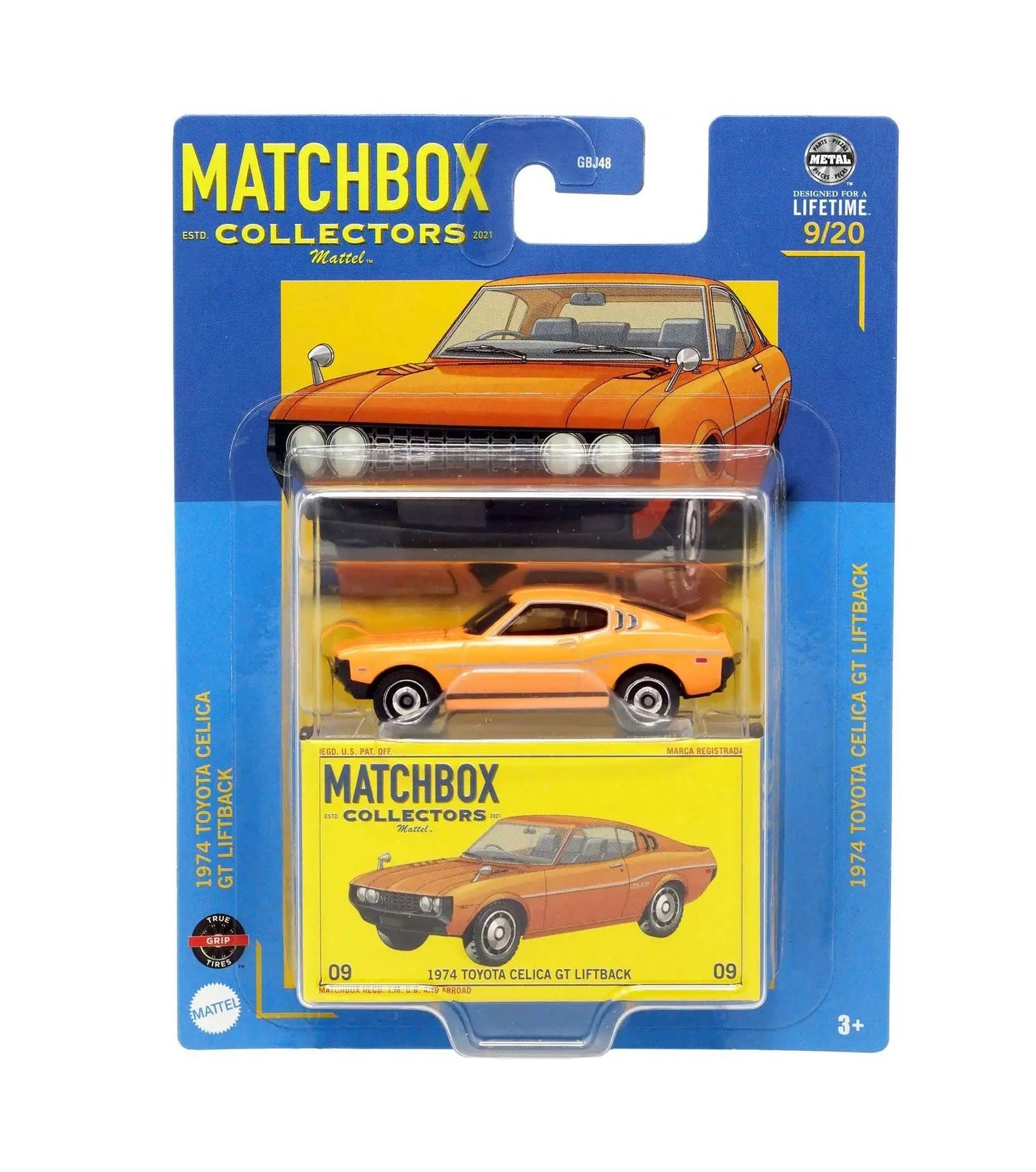 Matchbox Collectors - 1974 Toyota Celica GT Liftback 09/20 - Scale Approximately 1/64