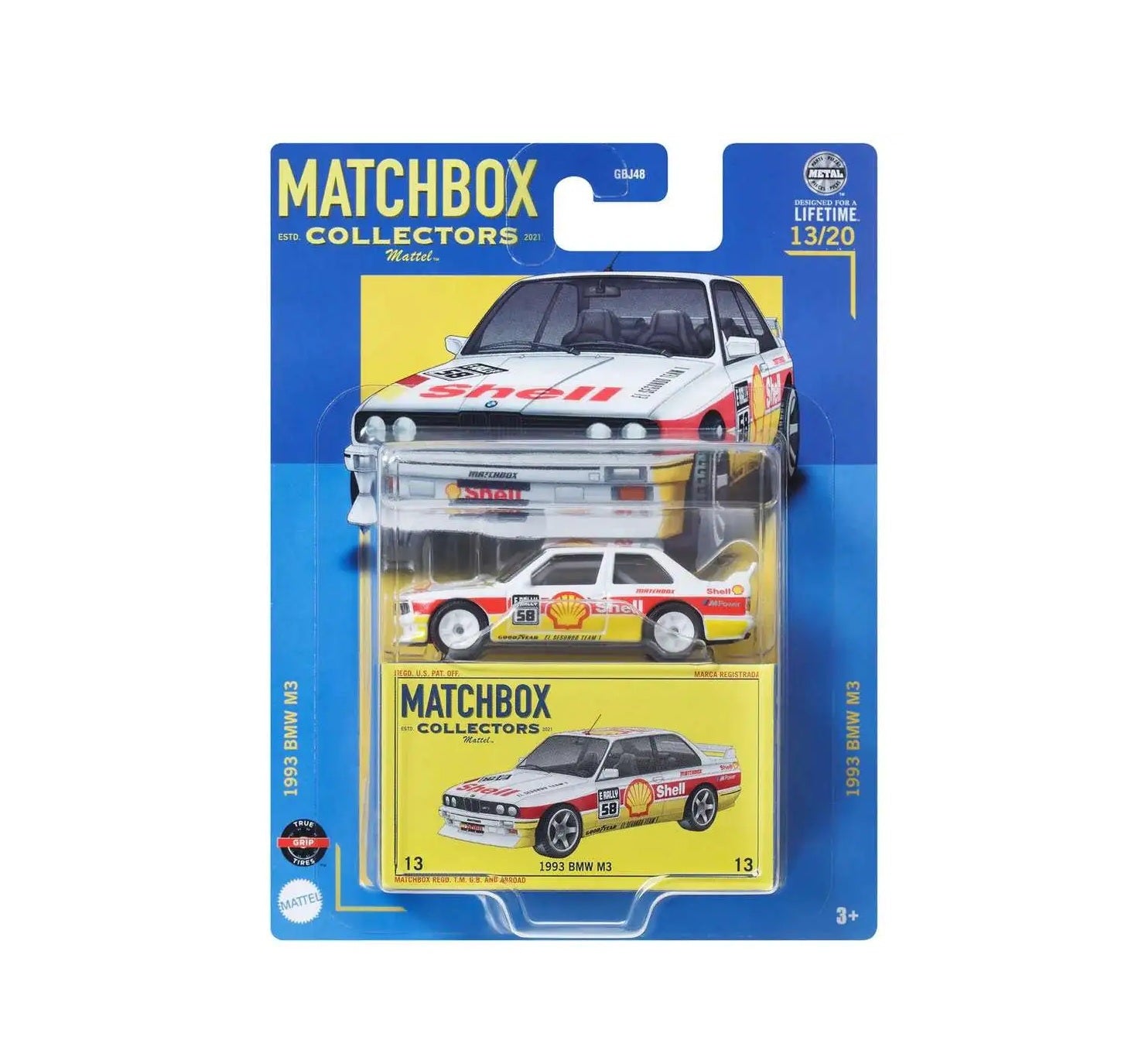 Matchbox Shell Pack Matchbox Collectors - 1993 BMW M3 Shell 13/20 - Scala 1/64 Circa – 1-64 ...