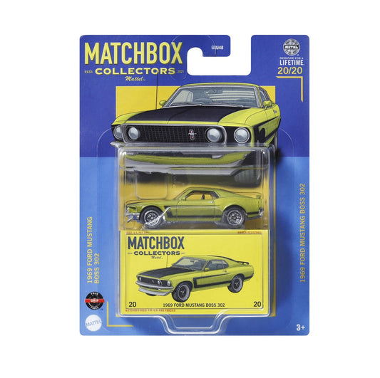Matchbox Collectors - 1969 Ford Mustang Boss 302 20/20 - Scale Approximately 1/64