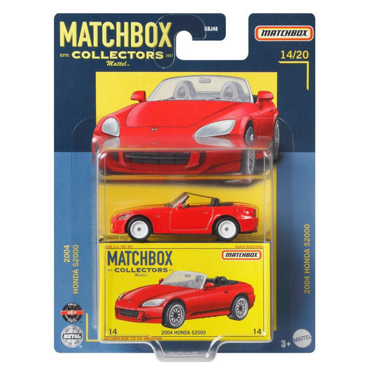 Matchbox Collectors - 2004 Honda S2000 14/20 - Scale 1/64 Approximately