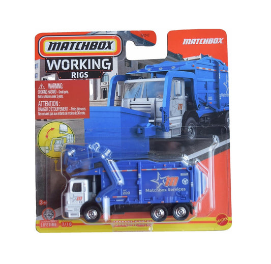 Matchbox - Garbage King XL 7/16 HVV12 - Series Working Rigs - Scale 1/64 Approximately