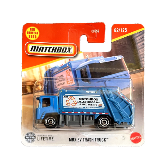 Matchbox - MBX EV Trash Truck #62 - Scale 1/64 Approx