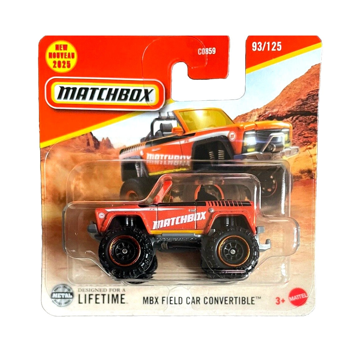 Field Car Matchbox - MBX Field Car Convertible #93 - Scale 1/64 Approx – 1-64 ...