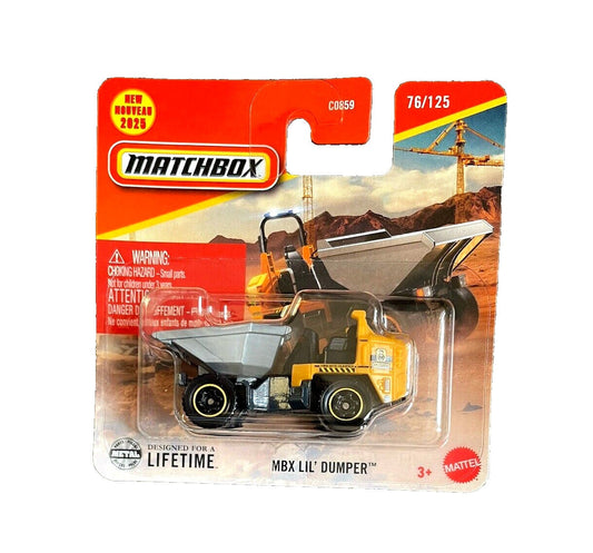Matchbox - MBX Lil'Dumper #76 - 1/64 Scale Approx. JBR20