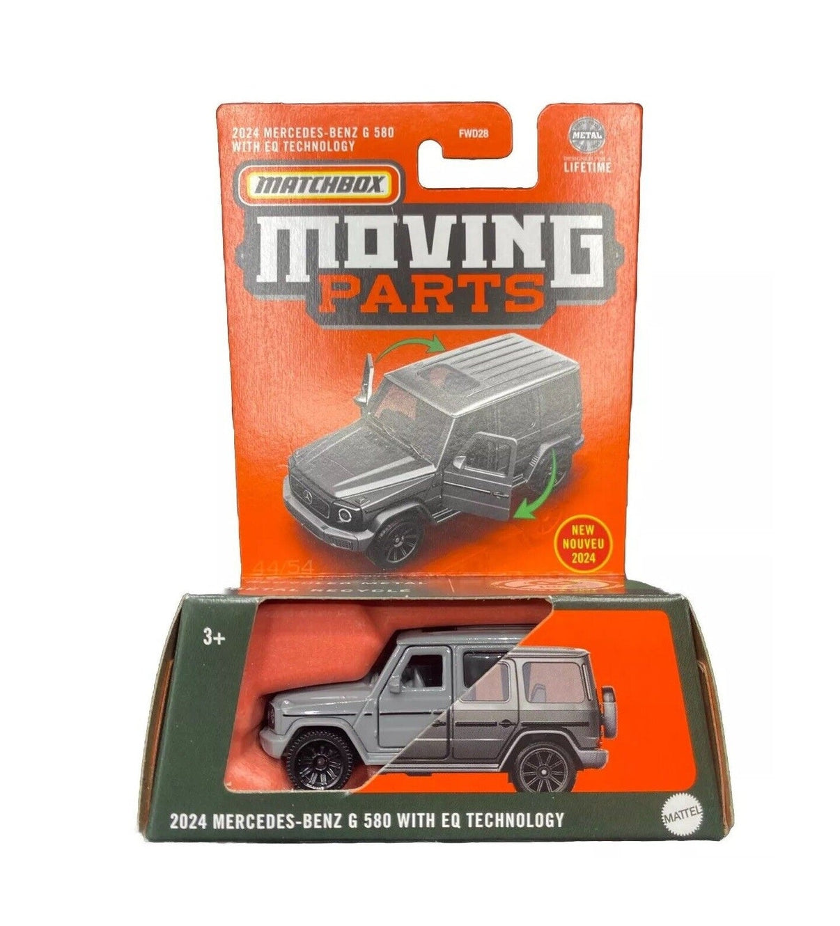 Matchbox - 2024 Mercedes-Benz G 580 with EQ Technology Gray - Matchbox ...
