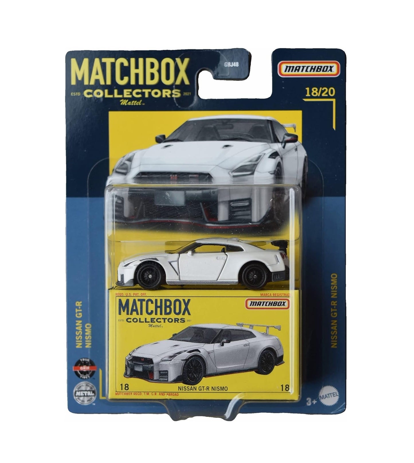 Matchbox Collectors - Nissan GT-R Nismo 18/20 - Scale 1/64 Approx