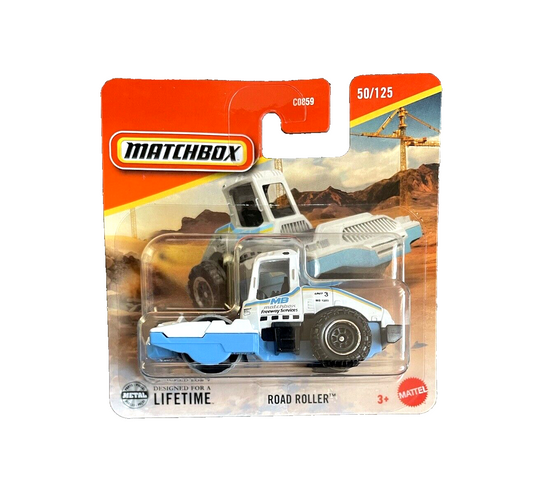Matchbox - Road Roller #50 - Scale 1/64 Approx. JBT19