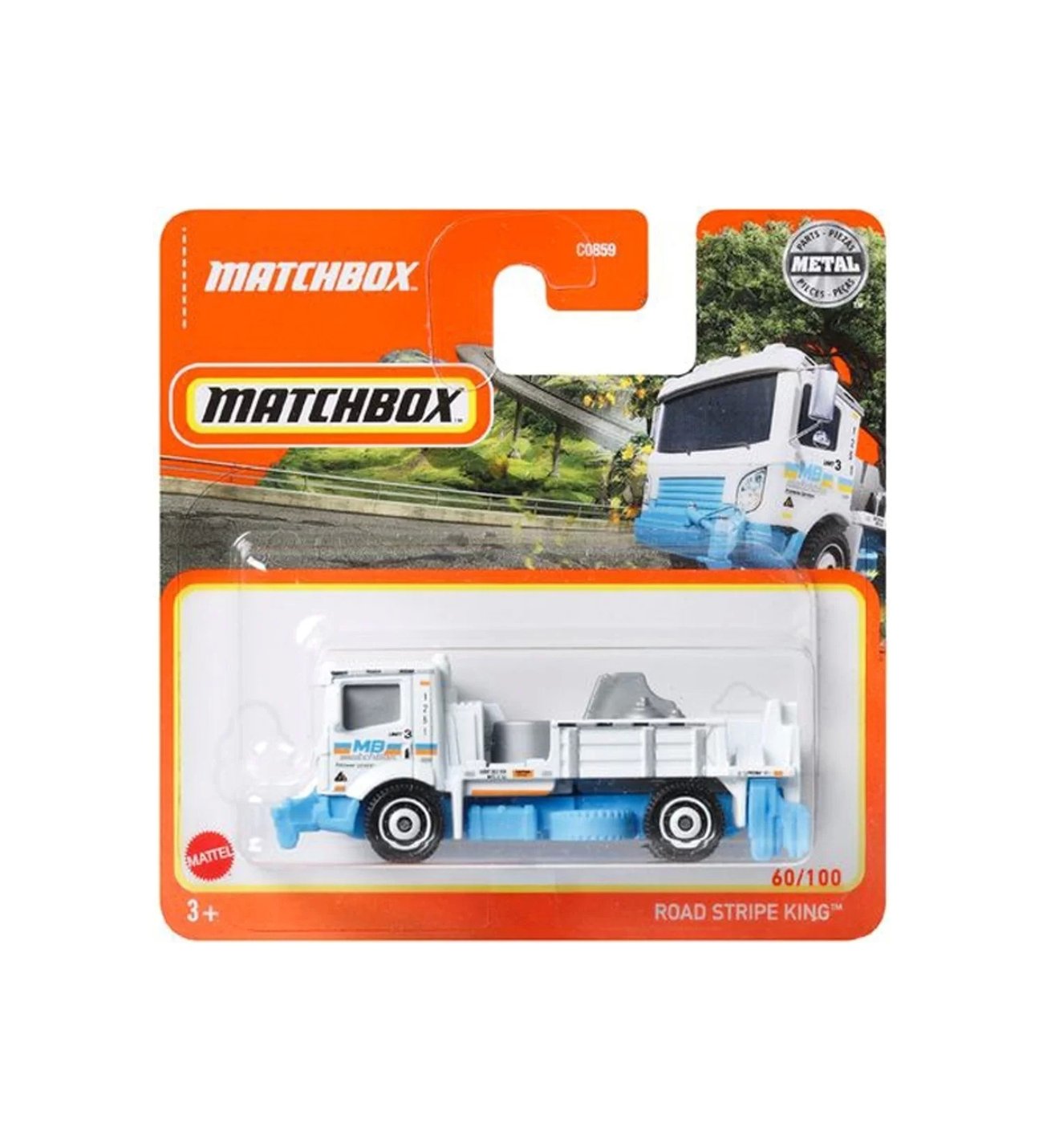 Matchbox - Road Stripe King #60 - Scale 1/64 Approx