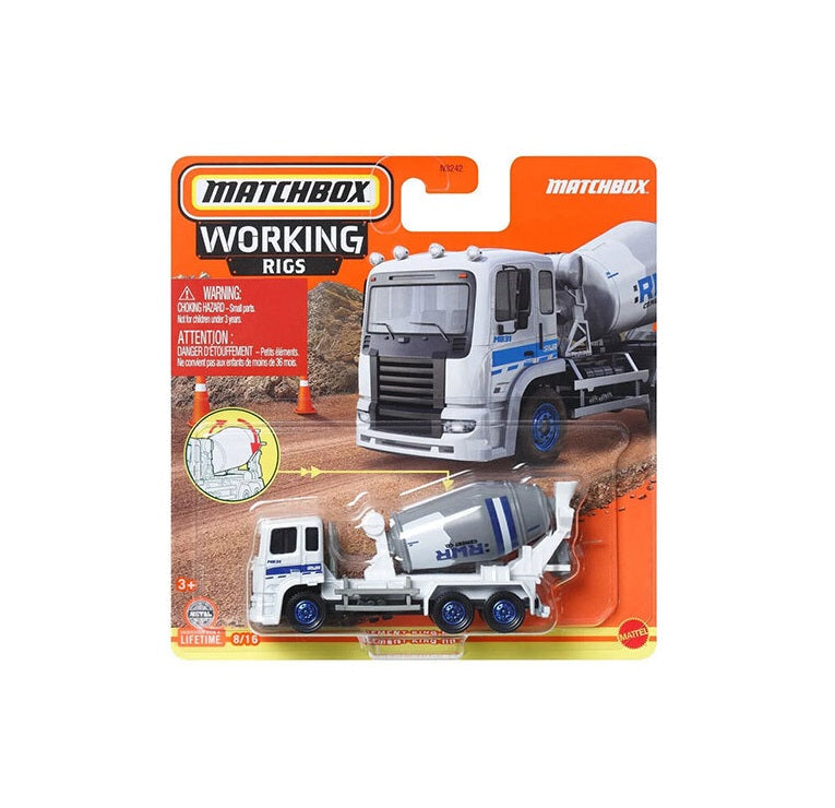 Matchbox - Cement King HD 8/16 HVV13-LA10 21A - Series Working Rigs - Scale 1/64 Approximately