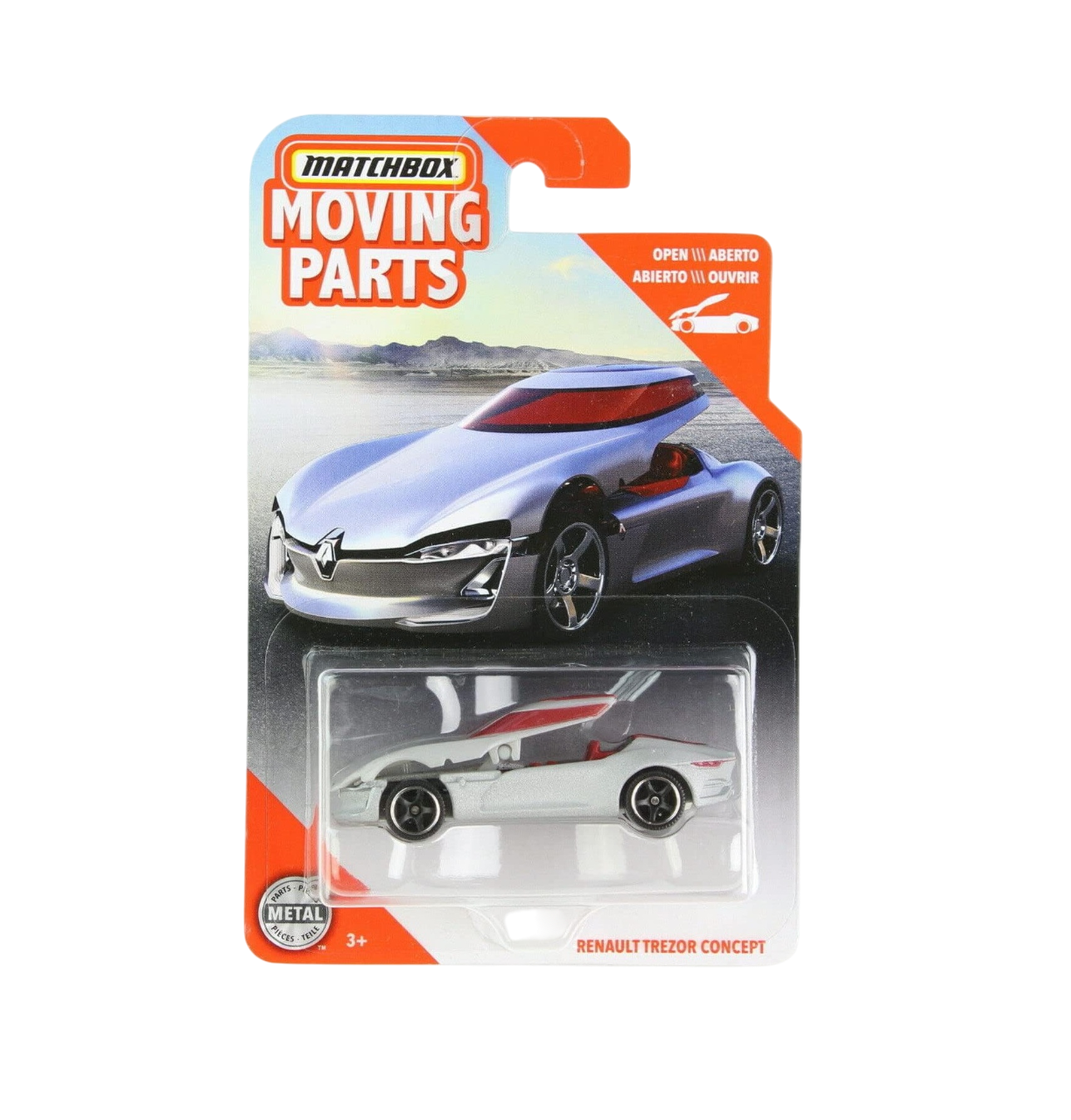 Matchbox Moving Parts - Renault Trezor Concept - Scale 1/64 Approx