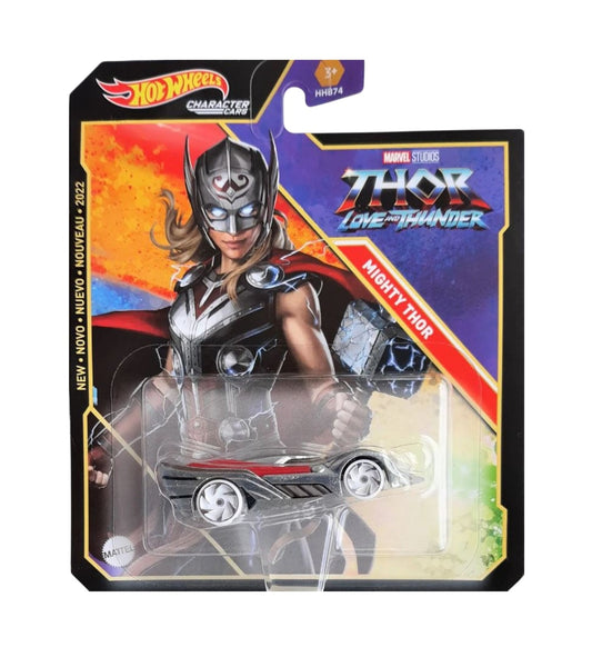 Hot Wheels - Mighty Thor Marvel Studios - HW Character Cars - Scale 1/64 Approx