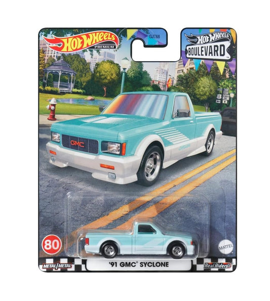Hot Wheels Premium - '91 GMC Cyclone #80 Boulevard Series - 1/64 Scale
