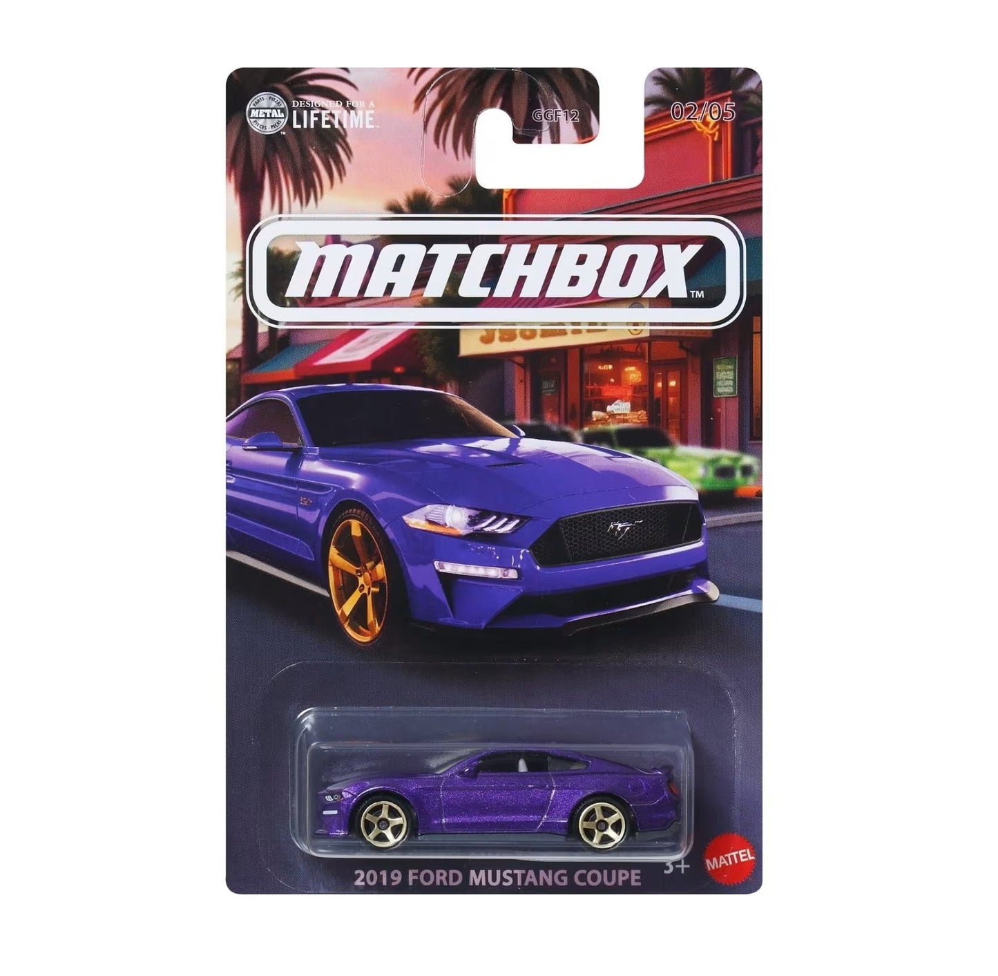 Matchbox - 2019 Ford Mustang Coupe 02/05 - Scale 1/64 Approx