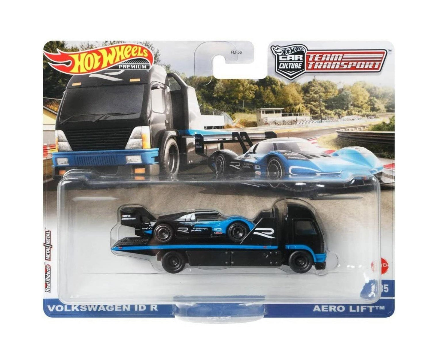 Hot Wheels Premium - Volkswagen ID R and Aero Lift - Series Car Culture Team Transport - Scala 1/64