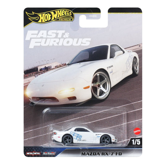 Hot Wheels Premium - Mazda RX-7 FD Fast &amp; Furious - Scale 1/64