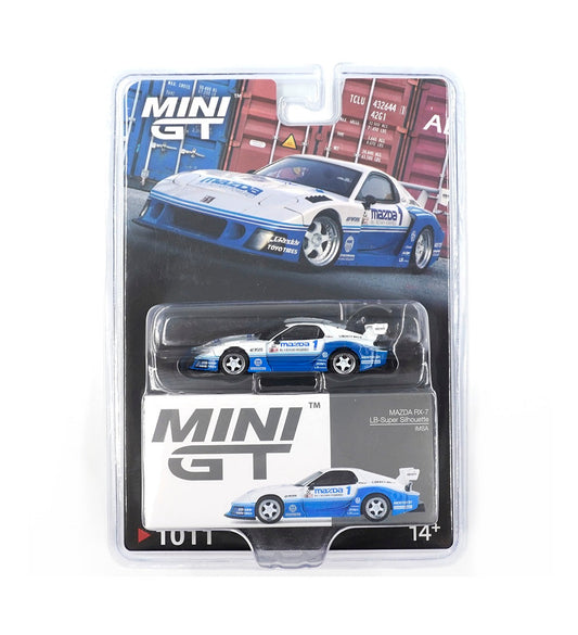 Mini GT - Mazda RX-7 LB-Super Silhouette IMSA 2024 - Scale 1/64 MGT01011-BL Blister Packaging
