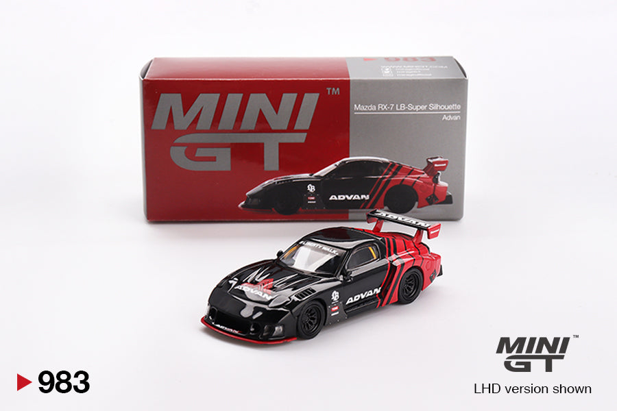 Mini GT - Mazda RX7 LB-Super Silhoutte Advan 2024 - Scala 1/64 MGT00983-L
