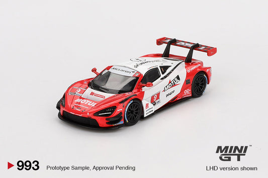 Mini GT - McLaren 720S GT3 Evo Pfaff Motorsports 2024 IMSA Laguna Seca - Scala 1/64 MGT00993-L