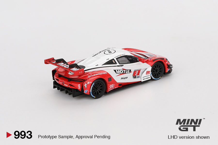 Mini GT - McLaren 720S GT3 Evo Pfaff Motorsports 2024 IMSA Laguna Seca - Scala 1/64 MGT00993-L