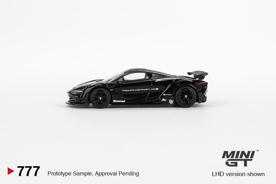 Mini Gt - McLaren 720S LB★Works Black - Scale 1/64 MGT00777-L LHD