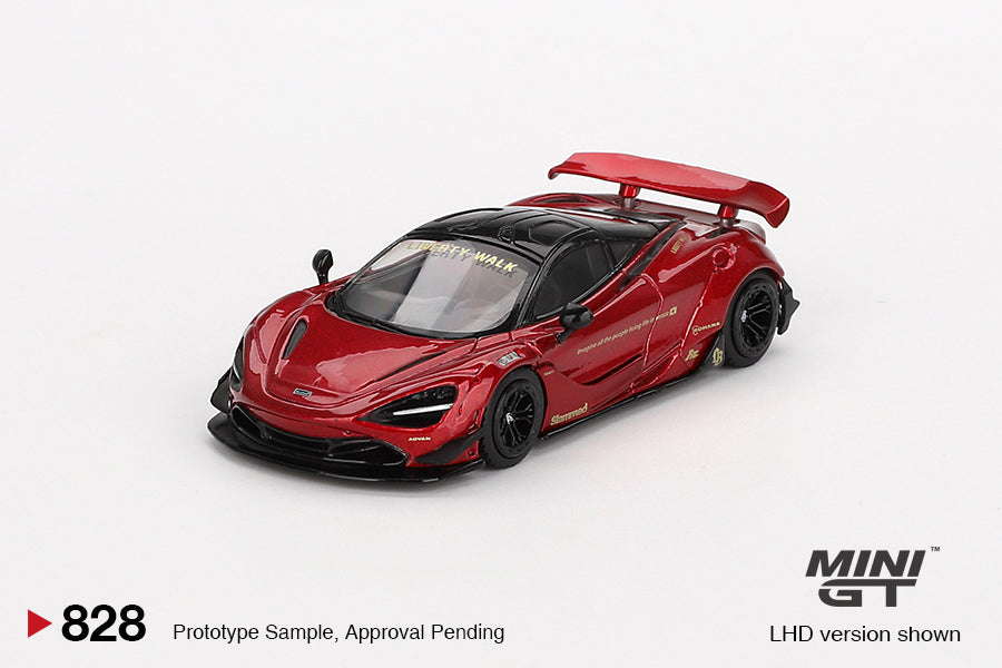 Mini GT - McLaren 720S LB★Works Gem Red - Scala 1/64 MGT00828-L
