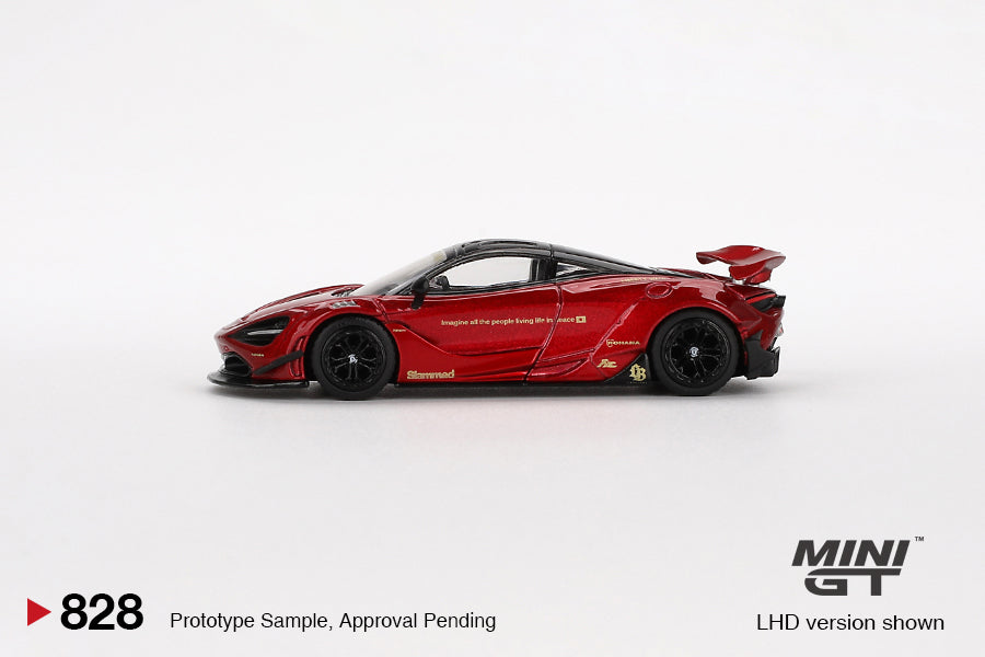 Mini GT - McLaren 720S LB☆Works Gem Red - Scale 1/64 MGT00828-L