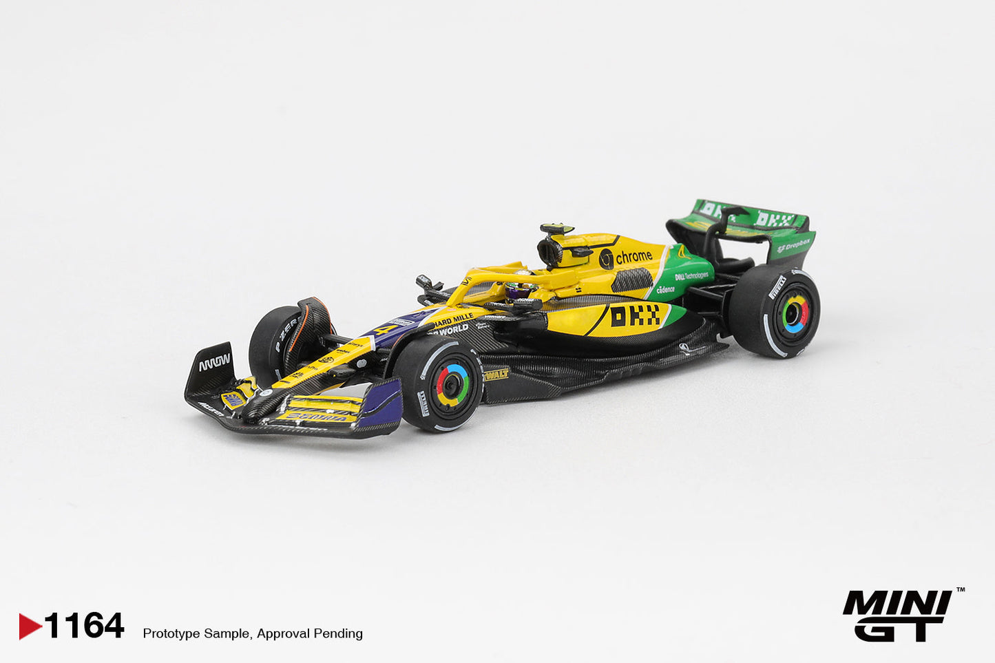 [PRE-ORDER] - Mini GT - McLaren MCL38 #4 Lando Norris 2024 F1 Monaco GP - Scala 1-64 MGT01164-L
