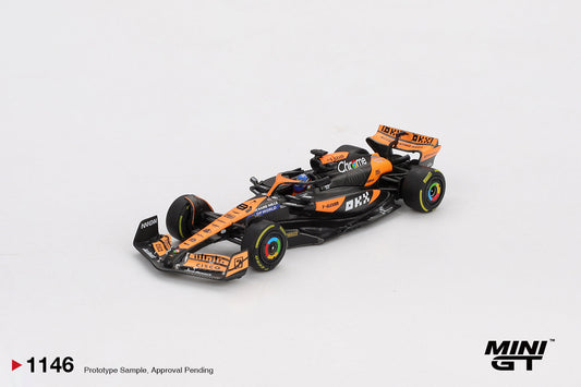 [PRÉCOMMANDE] - Mini GT - McLaren MCL38 #81 Oscar Piastri 2024 F1 2024 Vainqueur du GP de Hongrie - Échelle 1-64 MGT01146-L