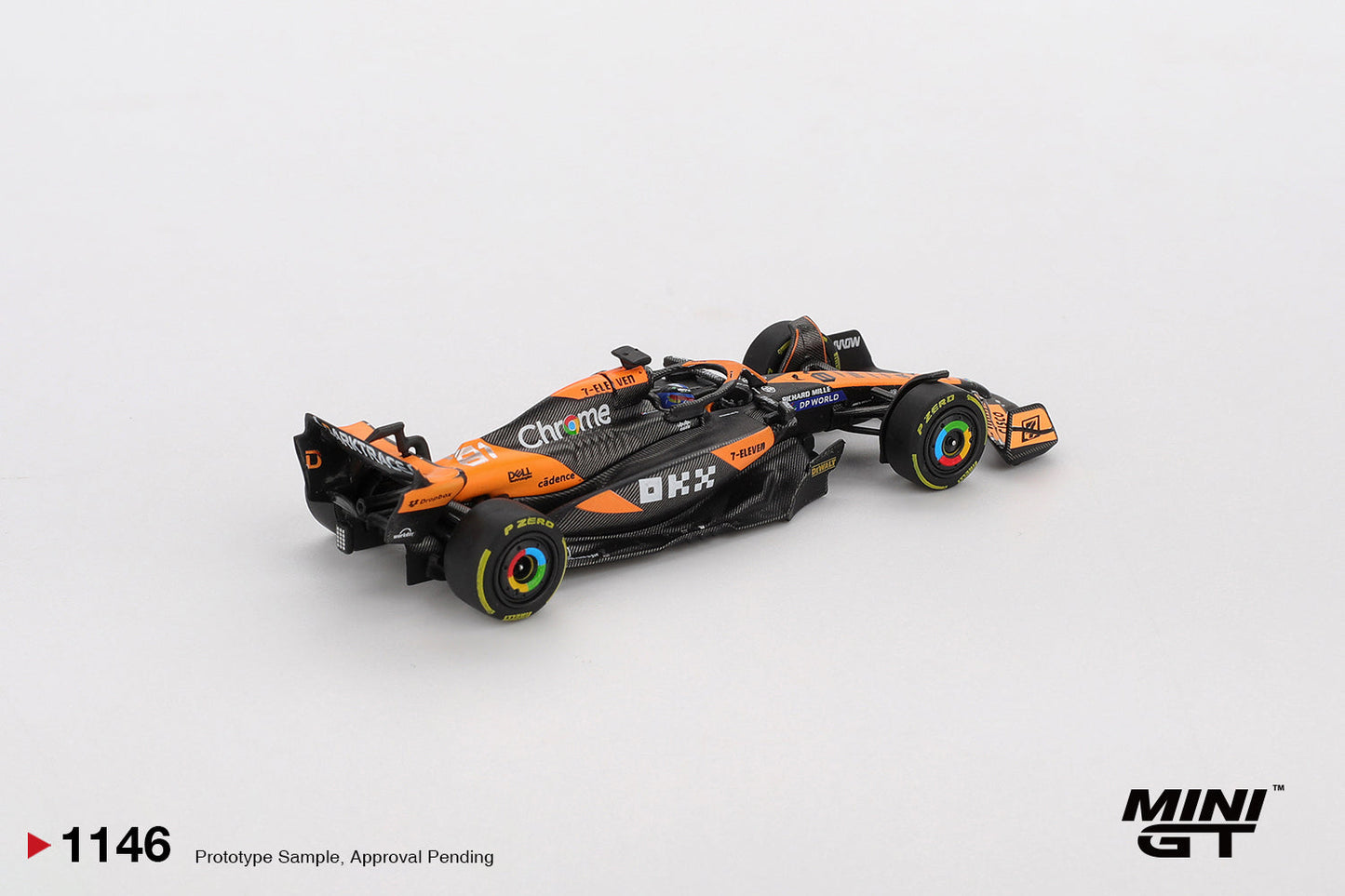 [PRÉCOMMANDE] - Mini GT - McLaren MCL38 #81 Oscar Piastri 2024 F1 2024 Vainqueur du GP de Hongrie - Échelle 1-64 MGT01146-L